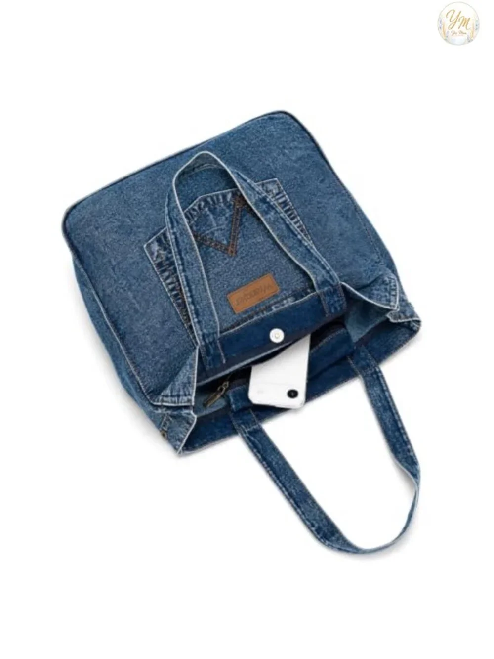 Wrangler Denim Tote Bag Women's Work Travel Purse Shoulder Handbag